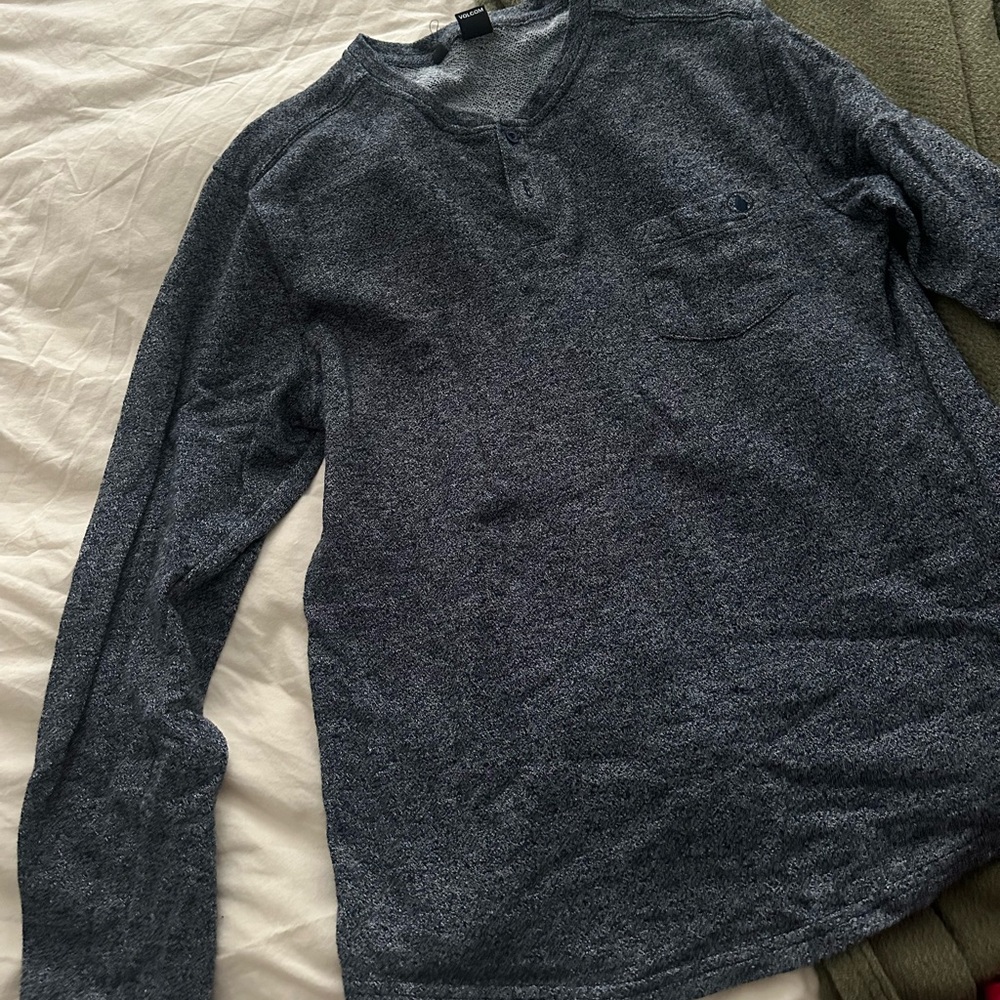 Men's Volcom Heather Gray Sweater
